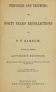 struggles triumphs recollections barnum illustrated Reader