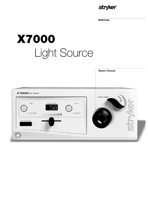 stryker light source x7000 service manual Epub