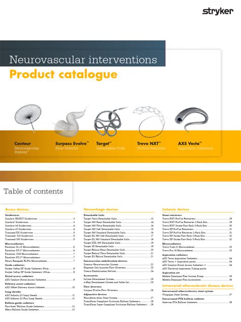 Stryker Product Catalog