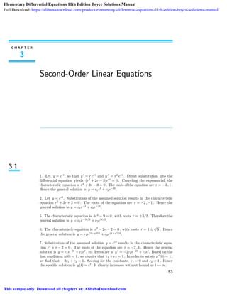 student manual solution for linear analysis by boyce Doc