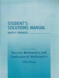 student solution manual for discrete mathematics pdf Reader