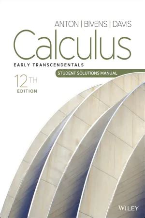 student solutions manual calculus early transcendentals pdf Reader