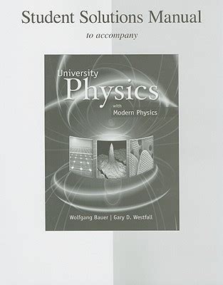 student solutions manual university physics bauer Kindle Editon