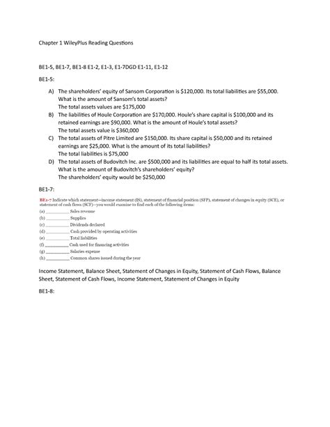 student study notes chapter 1 wiley home Epub