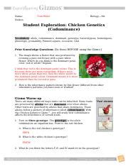 student-exploration-chicken-genetics-gizmo-answer-key Ebook Kindle Editon