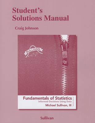 students solutions manual for fundamentals of statistics Epub