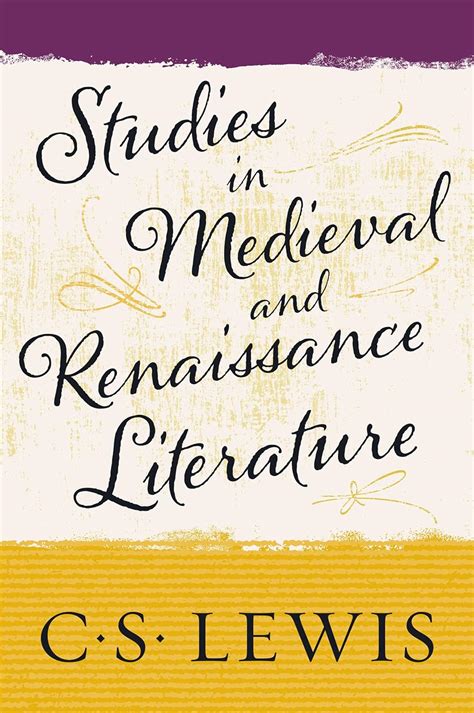 studies in medieval and renaissance literature PDF