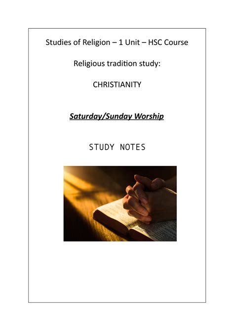 studies of religion 1 unit preliminary hsc courses Doc