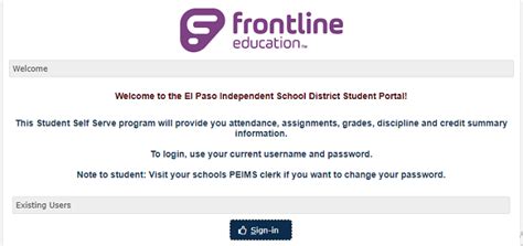 studnet portal episd