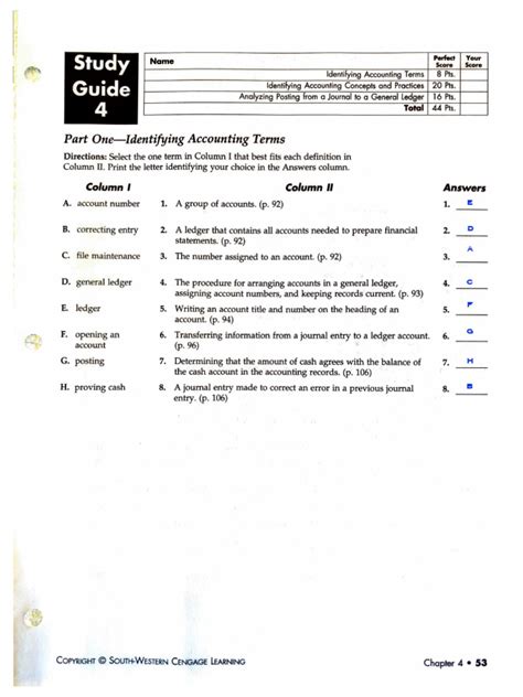 study guide 10 identifying accounting terms Epub