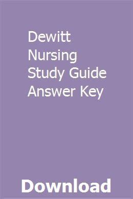 study guide and answer key dewitt Ebook Epub