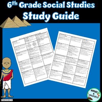 study guide for 6th grade social studies Kindle Editon