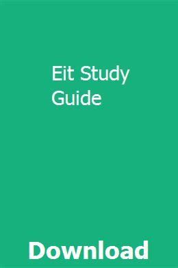 study guide for eit exam Doc