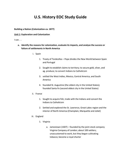 study guide for eoc nm history Epub