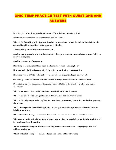 study guide for temps test Epub