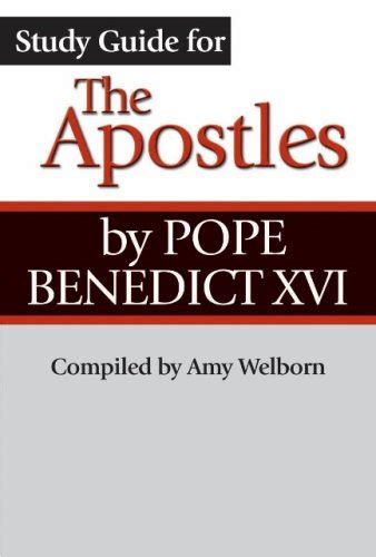 study guide for the apostles by pope benedict xvi PDF
