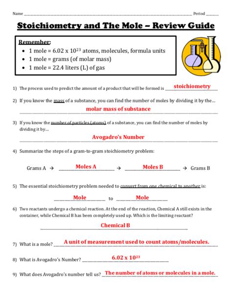 study guide the mole Reader