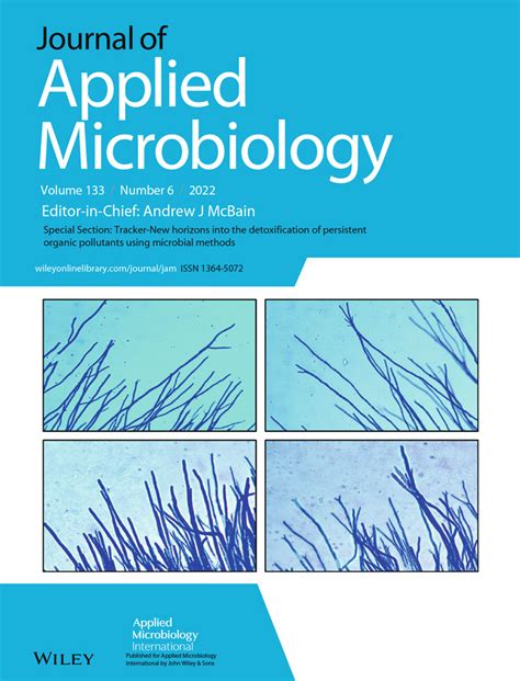 study published in the Journal of Applied Microbiology