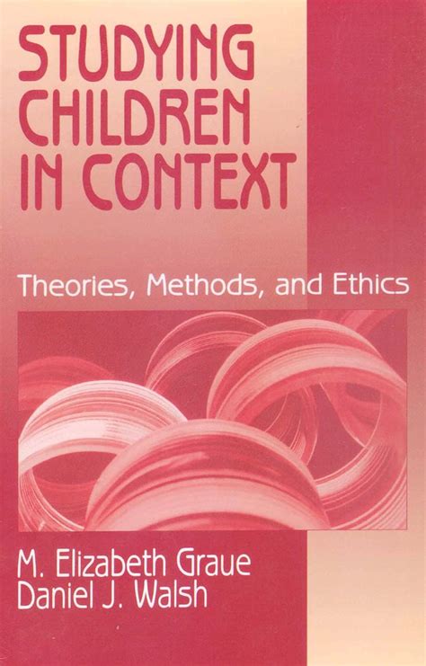 studying children in context theories methods and ethics PDF