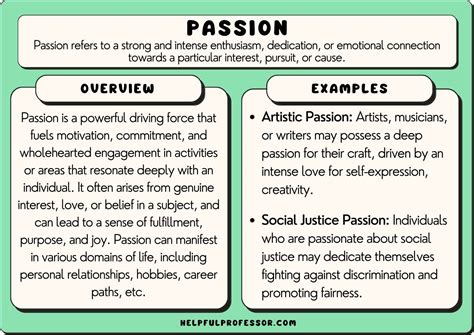 stuff to be passionate about