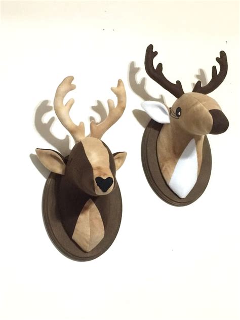 stuffed animal head mounts