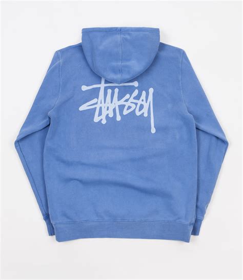 stussy blue sweatshirt