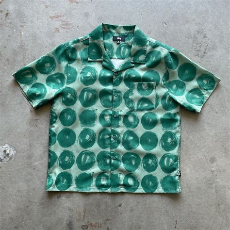 stussy button shirt