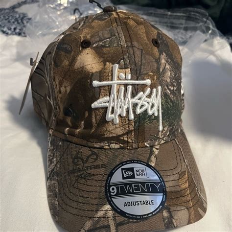 stussy camo hat