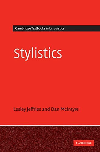 stylistics cambridge textbooks in linguistics Doc