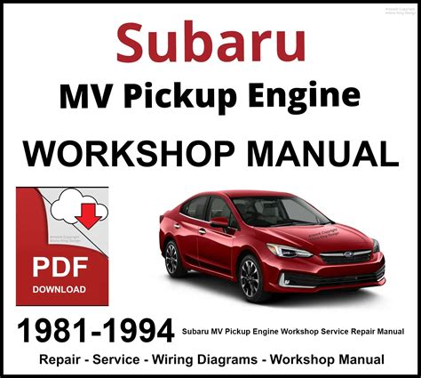 subaru engine repair manual Doc