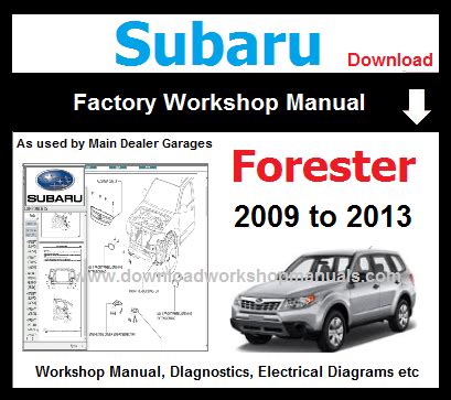 subaru forester shop manual free download Doc