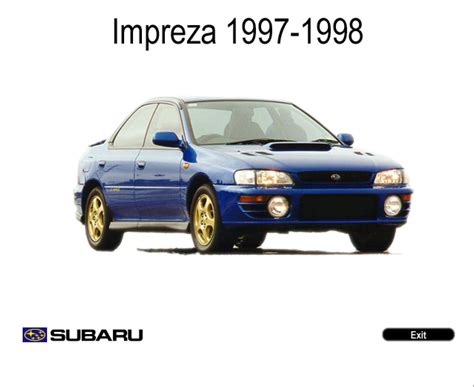 subaru impreza 1998 manual Kindle Editon