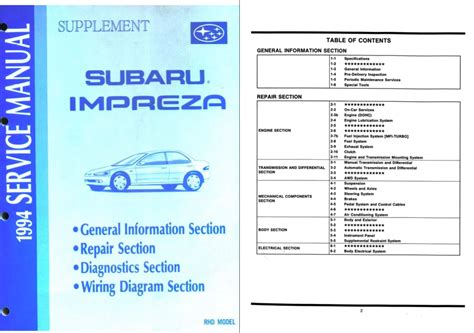 subaru impreza maintenance manual PDF