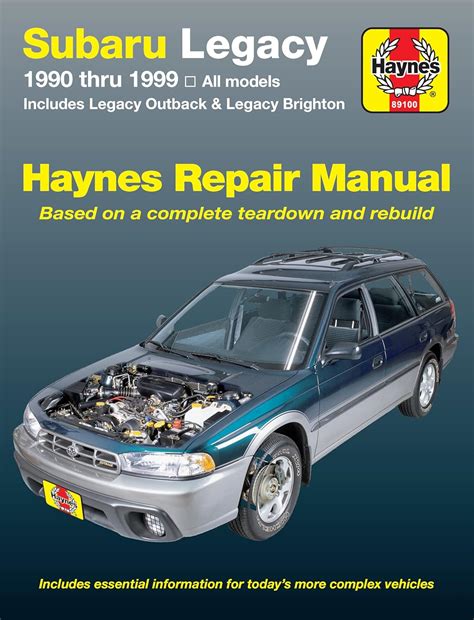 subaru legacy 90 thru 99 haynes repair manual Doc