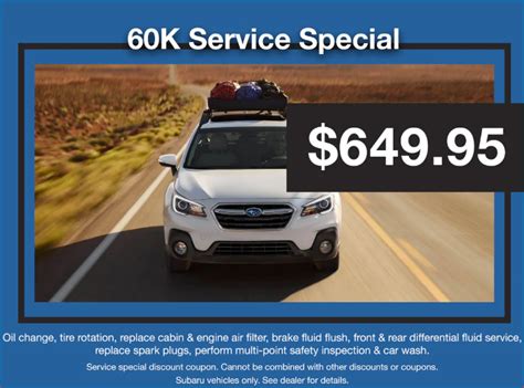 subaru outback 60 000 mile service Kindle Editon