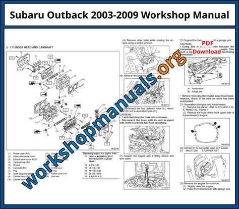 subaru outback engine manual Doc