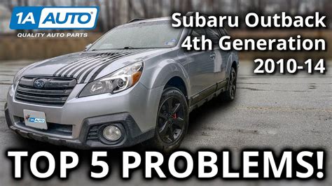 subaru outback problems 2012 Reader