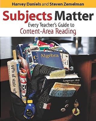 subjects matter every teachers guide to content area reading Doc