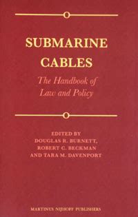 submarine cables the handbook of law and policy PDF