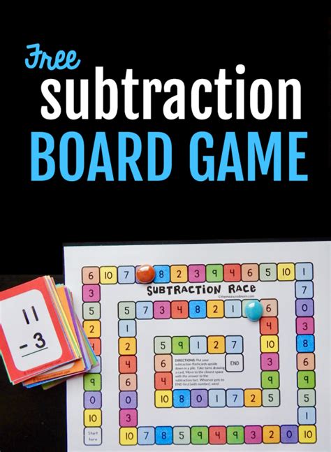 subtraction board games year 1 Kindle Editon