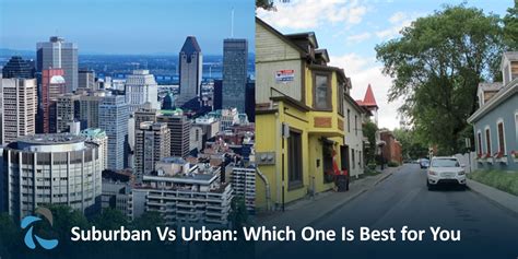 suburban versus urban