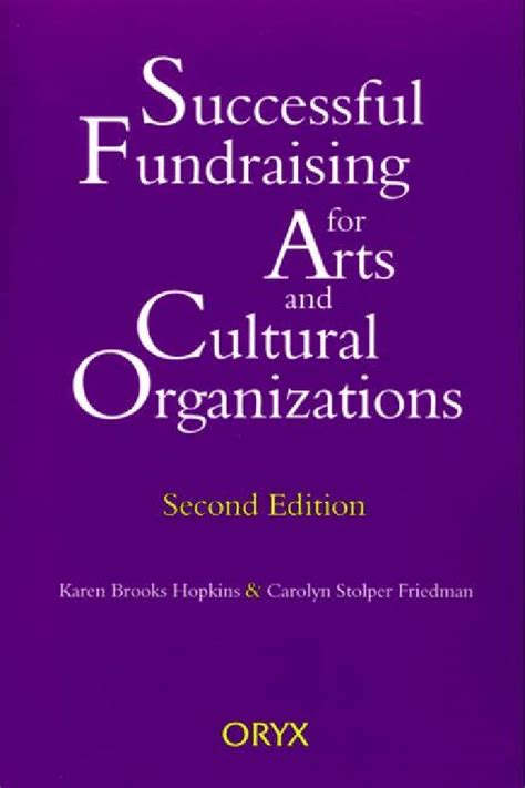 successful fundraising for arts and cultural organizations Epub
