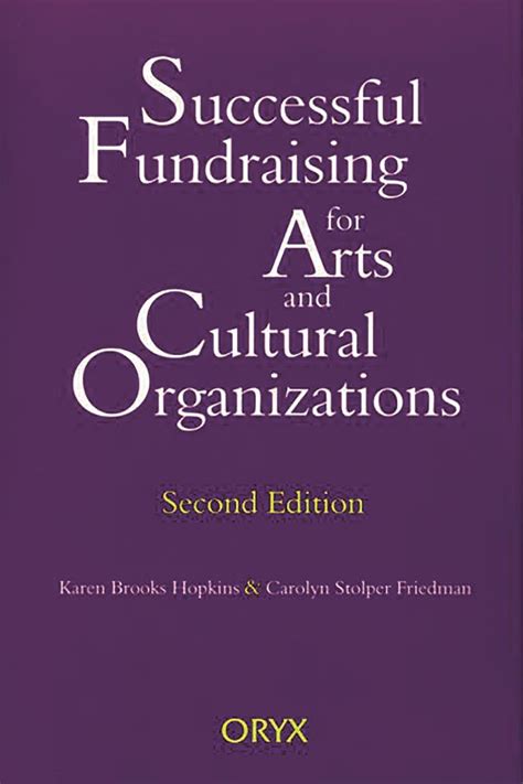 successful fundraising for arts and cultural organizations Epub