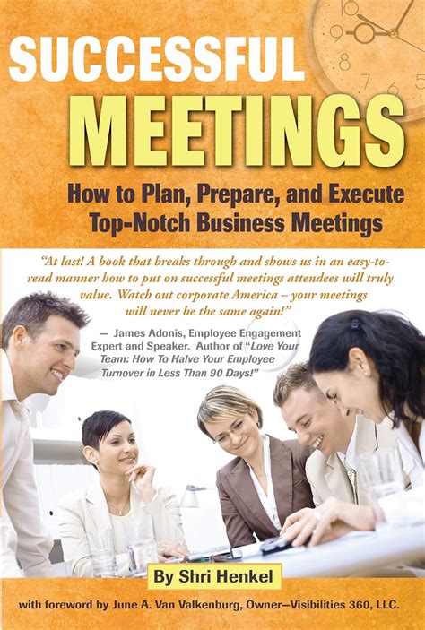 successful meetings how to plan prepare and execute top notch business meetings PDF