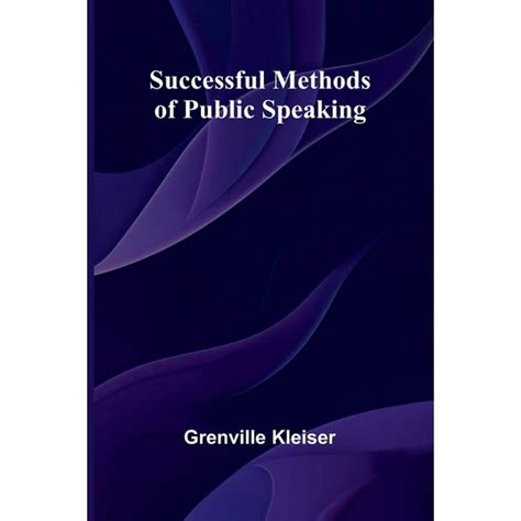 successful methods of public speaking Reader