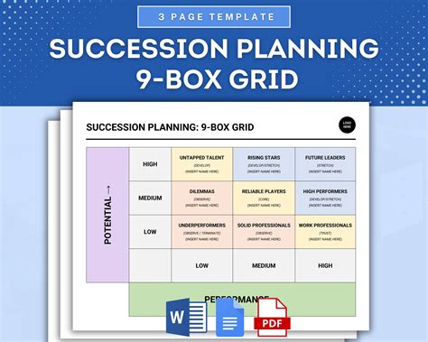 succession plan grid template Ebook PDF