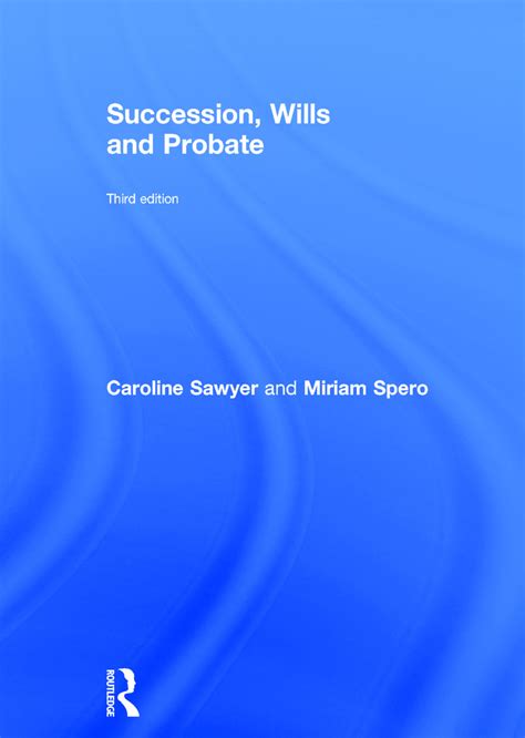 succession wills and probate succession wills and probate Epub