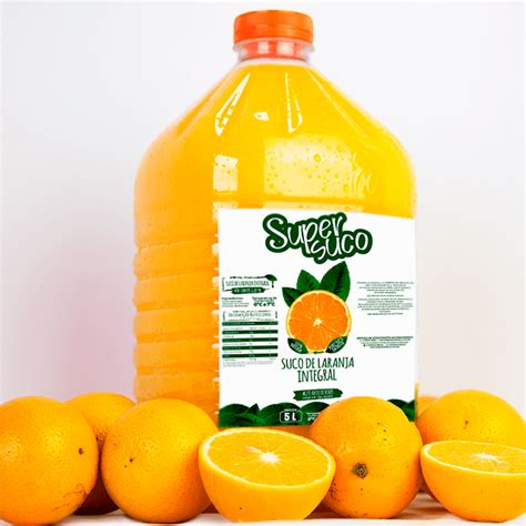 suco de laranja 5 litros preço