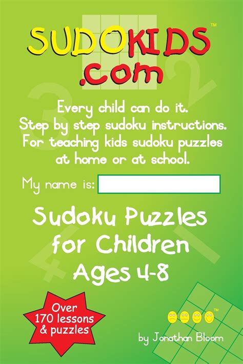 sudokids com sudoku puzzles for children ages 4 8 every child can do it for teaching kids at home or at school Reader