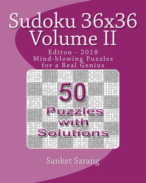 sudoku 36x36 mind blowing puzzles for a real genius Epub